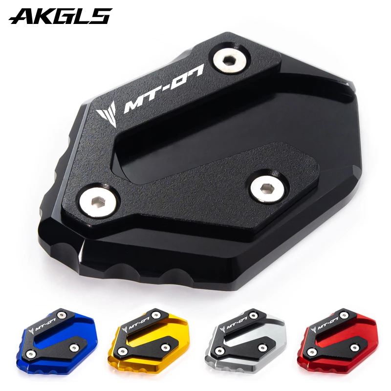 For YAMAHA MT07 MT 07 MT-07 MT09 tracer 900 /gt 700 /gt TRACER 9gt side stand extension pads enlarge stand plate expander