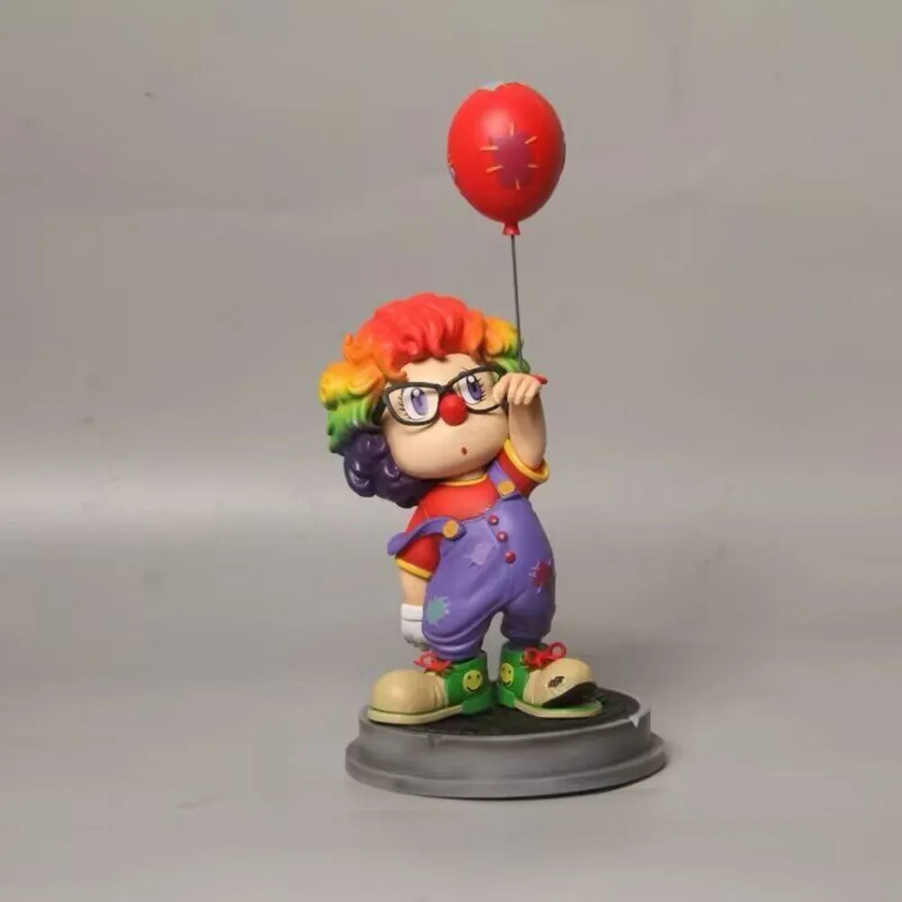 Dr. Slump Anime Figure Arale Clown With Balloon Action Figurine PVC Dr IQ Statue Model Doll Room Decora Collection Toy Kid Gift