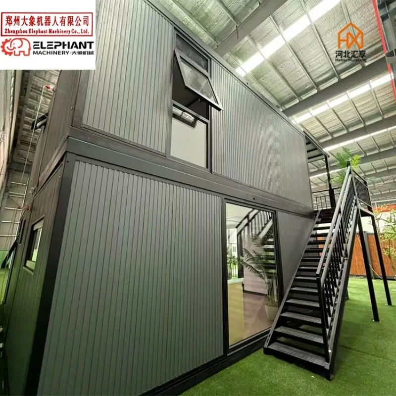 Quick Build Mobile Prefab Modern Luxury Container House for Home Office with Furniture and Bathroom