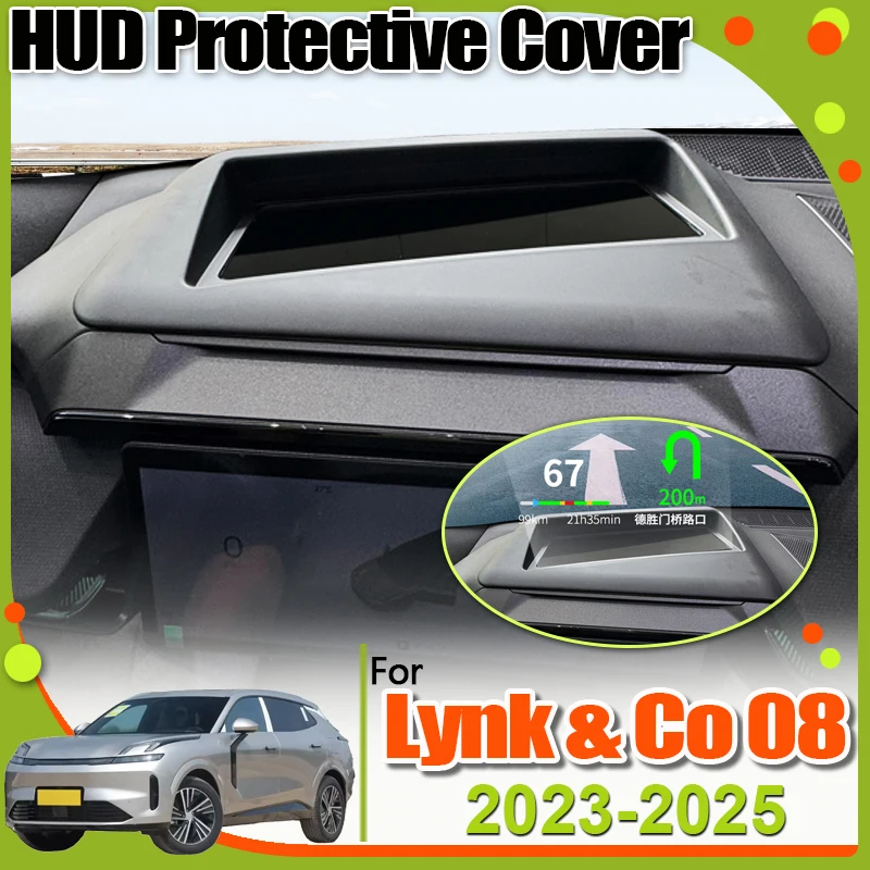 

Car HUD Head Up Display Frame Protective Cover For Lynk & Co 08 2023 2024 2025 Lynk Co 08 Reflective Dustproof Auto Accessories