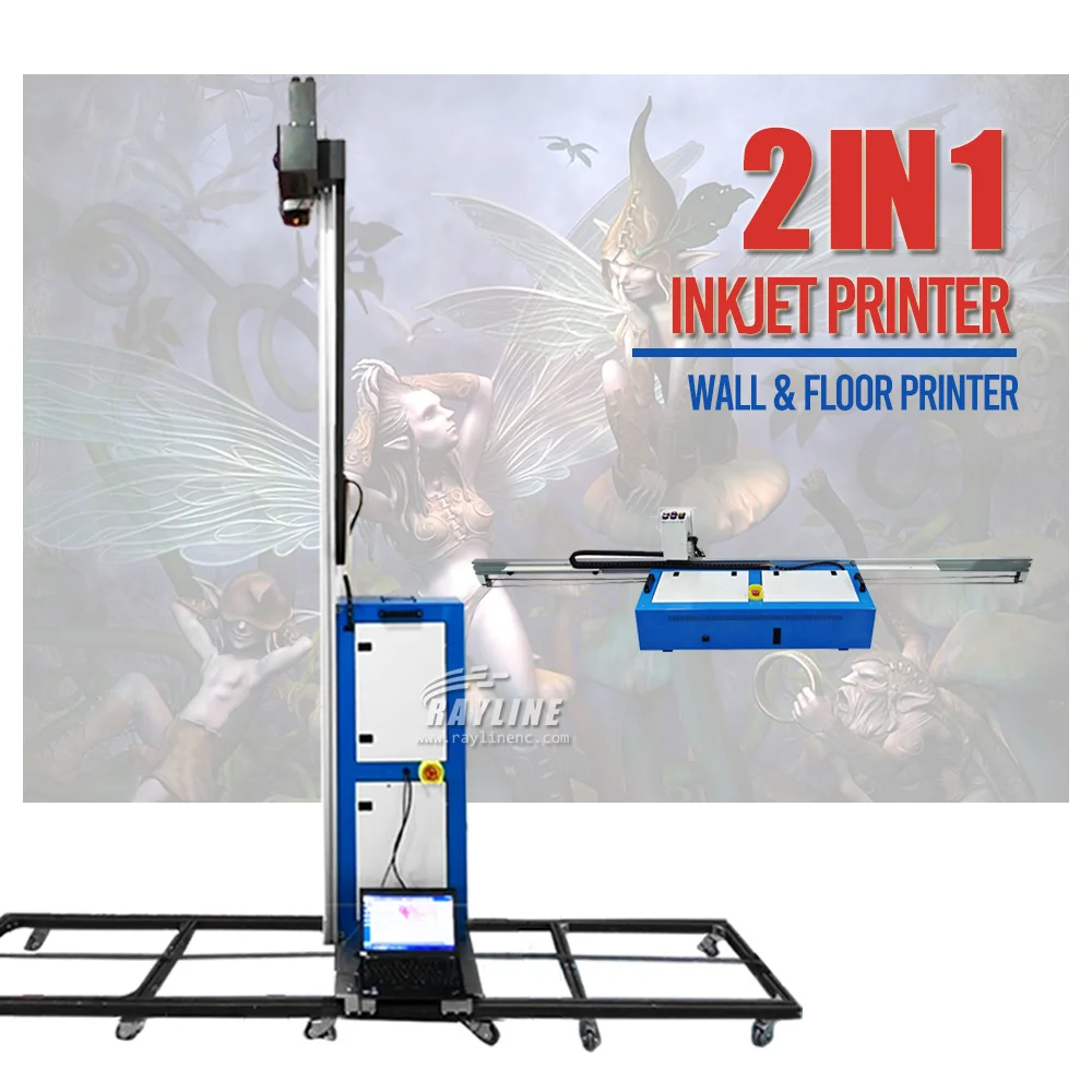 Automatic 3d vertical Floor Printer Wall printer direct to Floor Printer Wall painting machine for sale