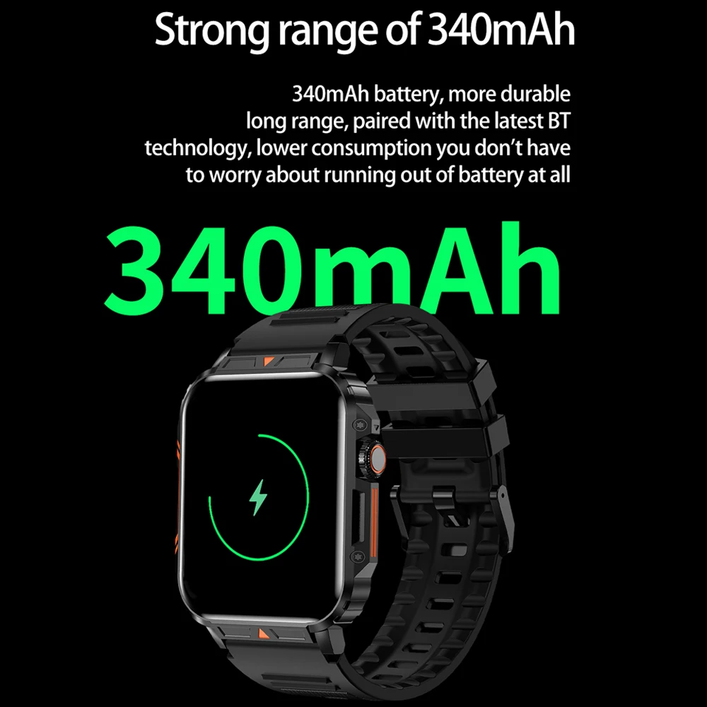 GPS Outdoor Military Smart Watch Men 4