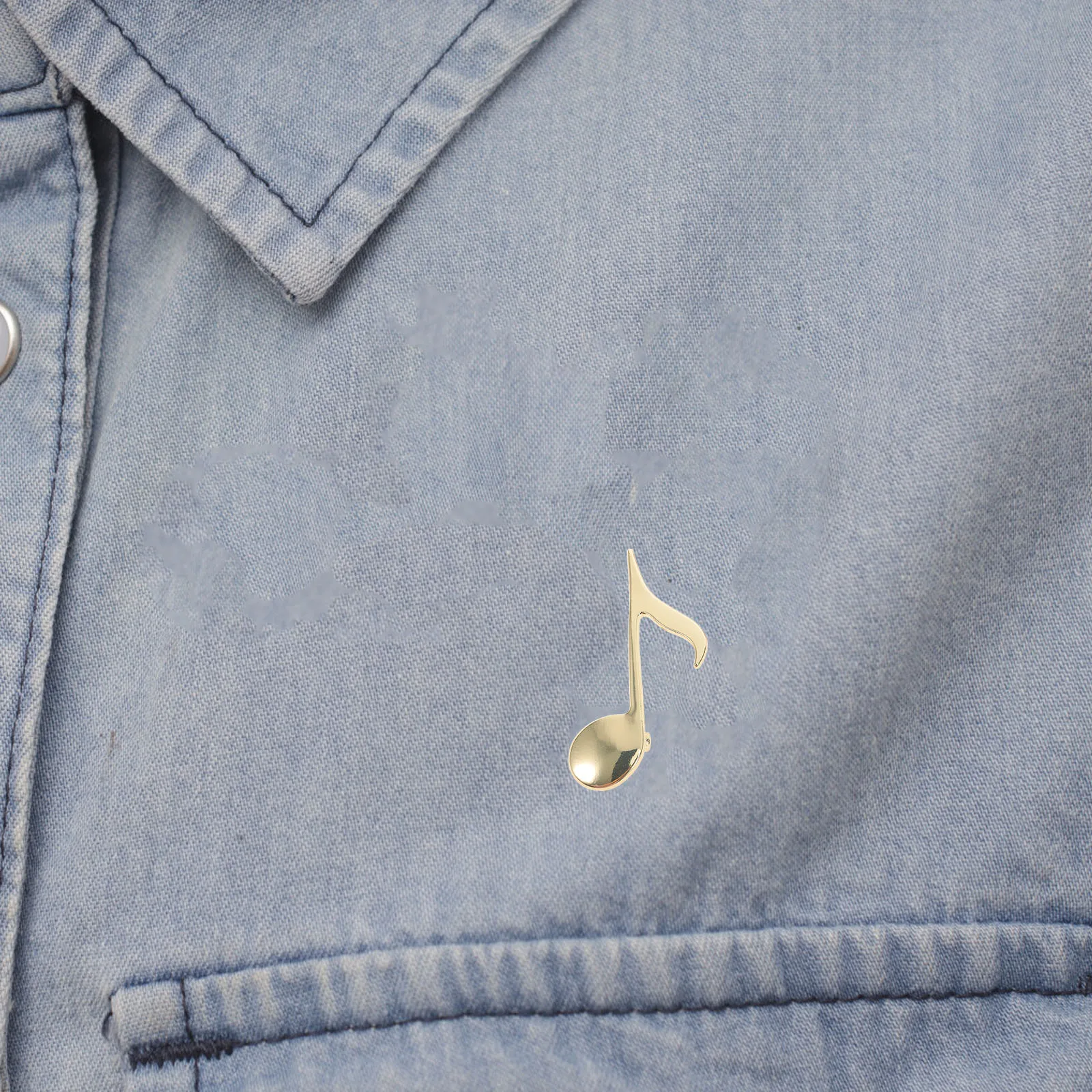 

Music Note Brooch Golden Miniature Instrument Safety Pin for Women Costume Accessories Music Symbol Badge Pins Jackets