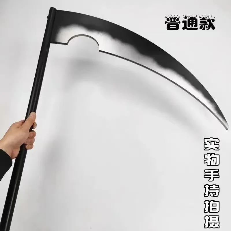 Anime anioły śmierci Zack sierp broń Cosplay rekwizyty Halloween śmierć akcesoria peryferyjne 120Cm-180Cm