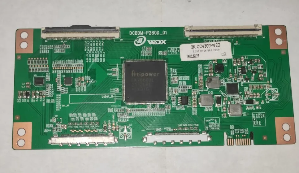 ¡Envío gratis! CC4300PV2D DCBDM-P280D-01 2K placa lógica T-CON línea Lvds