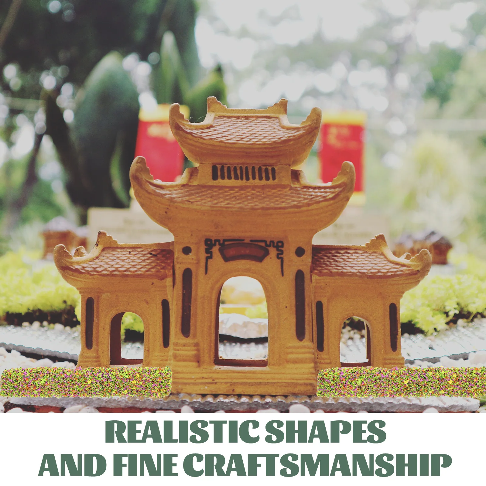 15 pezzi di simulazione cluster materiale spugna leggero decorazione paesaggio fai da te tavolo di sabbia micro paesaggio treno ferroviario