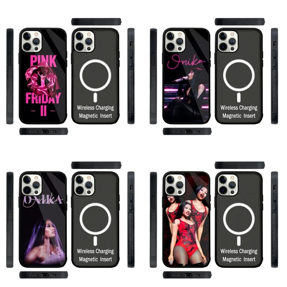 N-Nicki Minaj Pink Friday 2 Phone Case Strong Magnetic For IPhone 15,14,13,Pro,Max,Plus,11,12,Mini For Magsafe Wireless Charging