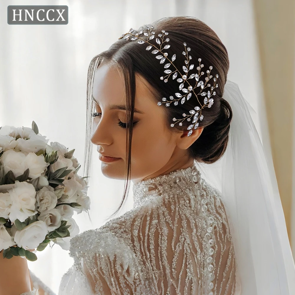 

YouLaPan Exquisite Bridal Wedding Headbands Handmade Rhinestone Weaving Suitable For Banquet Dance Party Hair Accessories HP21