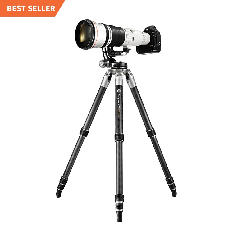 Fotopro Professional Technical Carbon Fiber Portable Lightweight Telescope Digital Dslr Camera Stand Tripod