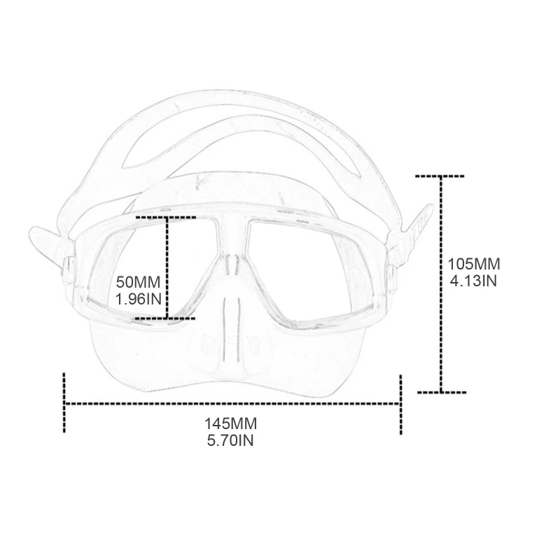 Противотуманные очки для подводного плавания, маска для подводного плавания с маской и трубкой, маска для дайвинга с защитой от
