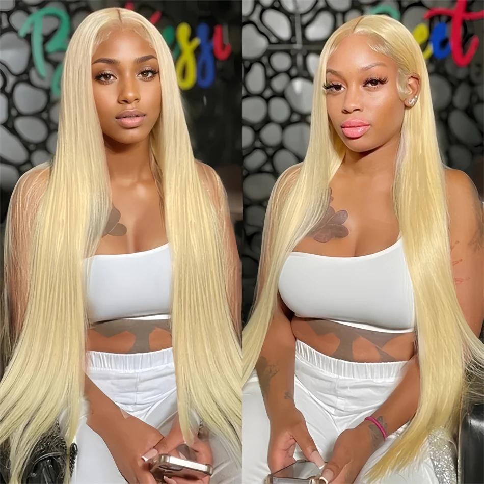 

200 Density 30 32 Inch Straight Blonde 613 Hd Lace Frontal Wig 13x6 Lace Front Brazilian 100% Human Hair Wigs on Clearance Sale