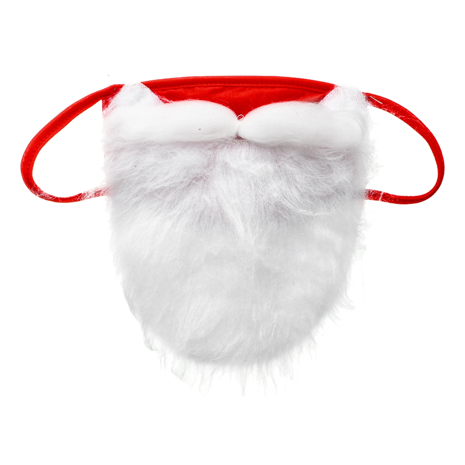 Christmas Cosplay White Beard Santa Claus Mask Gloves Eyebrows Hat Set Adult Kids Halloween New Year Fancy Dress Costume Gift