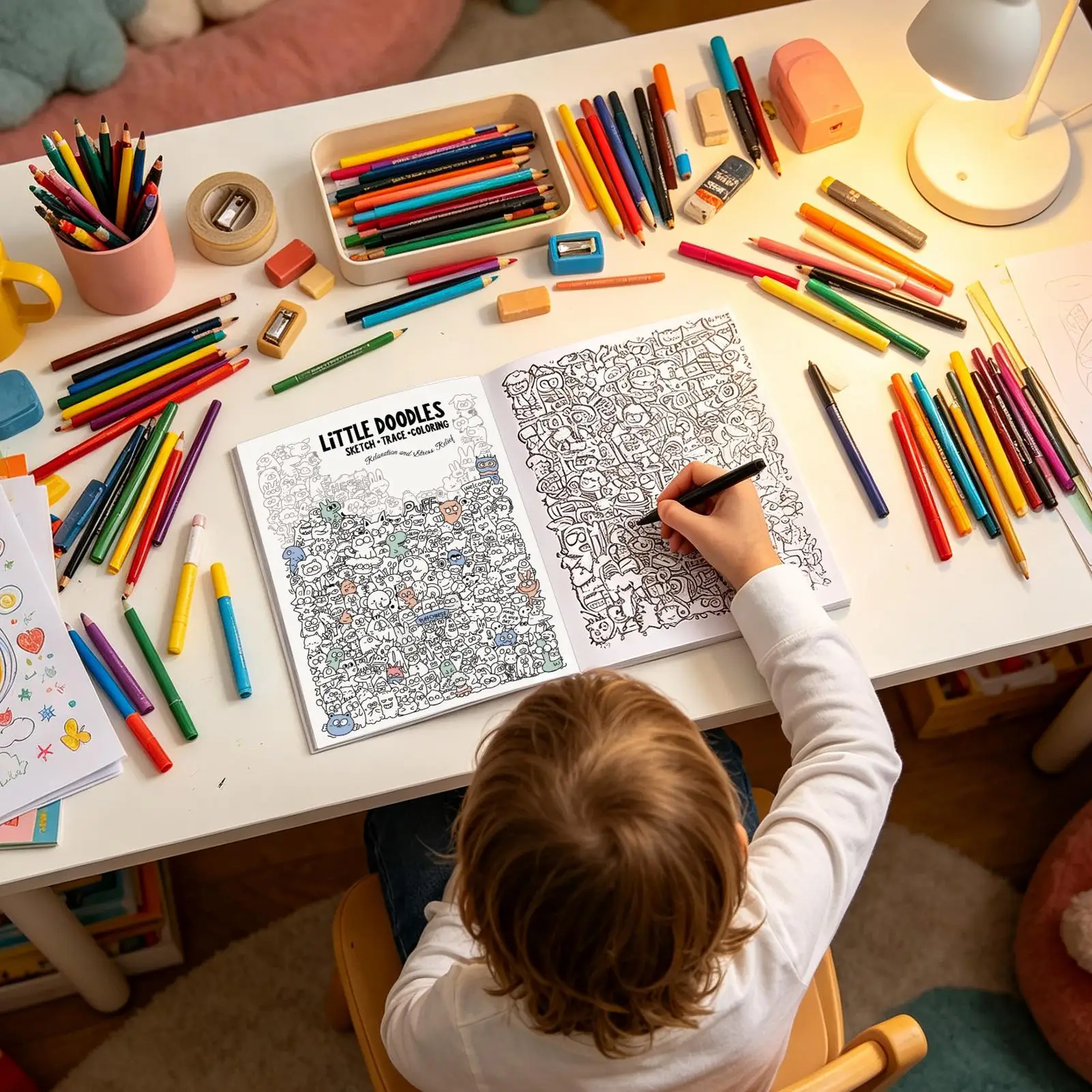 1Pcs DecompressionGraffiti Book Containing Exquisite Graffiti Patterns for You to Trace and Color Aiming to Provide Creativity