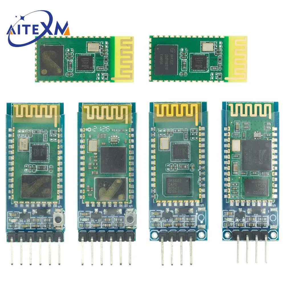 HC-05 HC-06 Modulo slave ricetrasmettitore wireless Bluetooth RF HC05 / HC06 Convertitore e adattatore da RS232 / TTL a UART per Arduino NUOVO