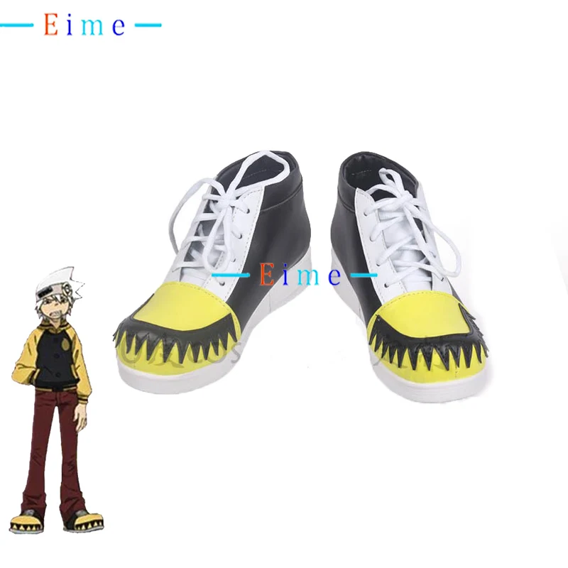 

Обувь для косплея SOUL EATER, аксессуары в стиле аниме, реквизит для косплея, карнавальные ботинки на Хэллоуин, обувь из искусственной кожи на заказ