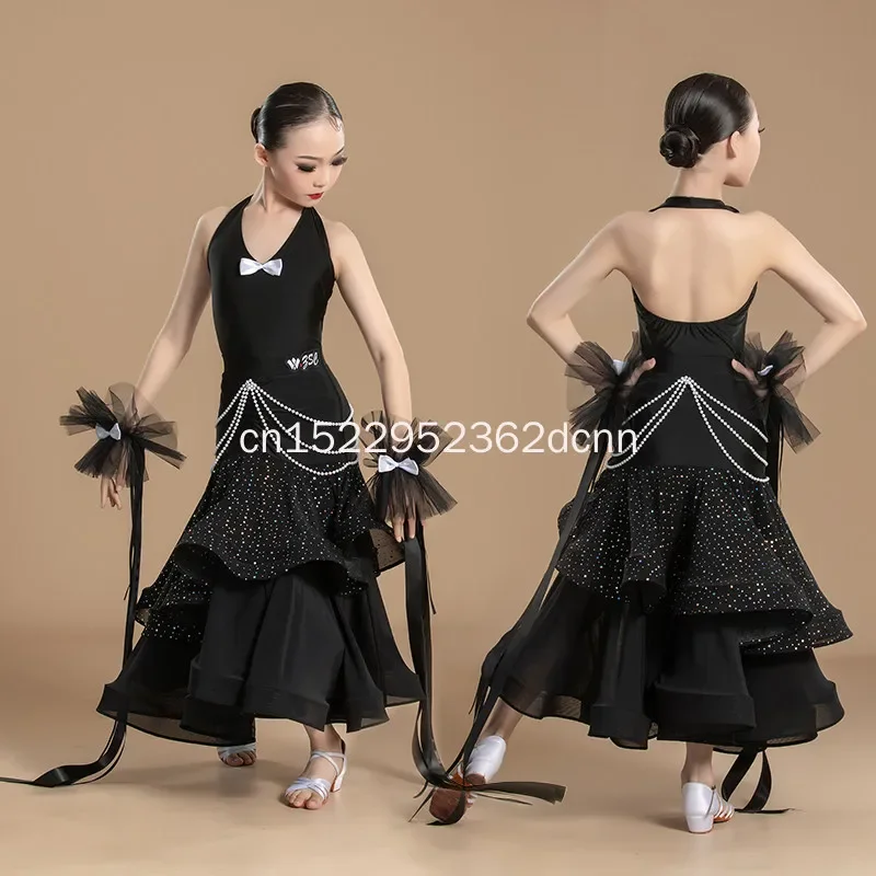 Modern Dance Costumes Children's Performance Costumes Art Test Training Performance Costumes Waltz National Ballroom Dance