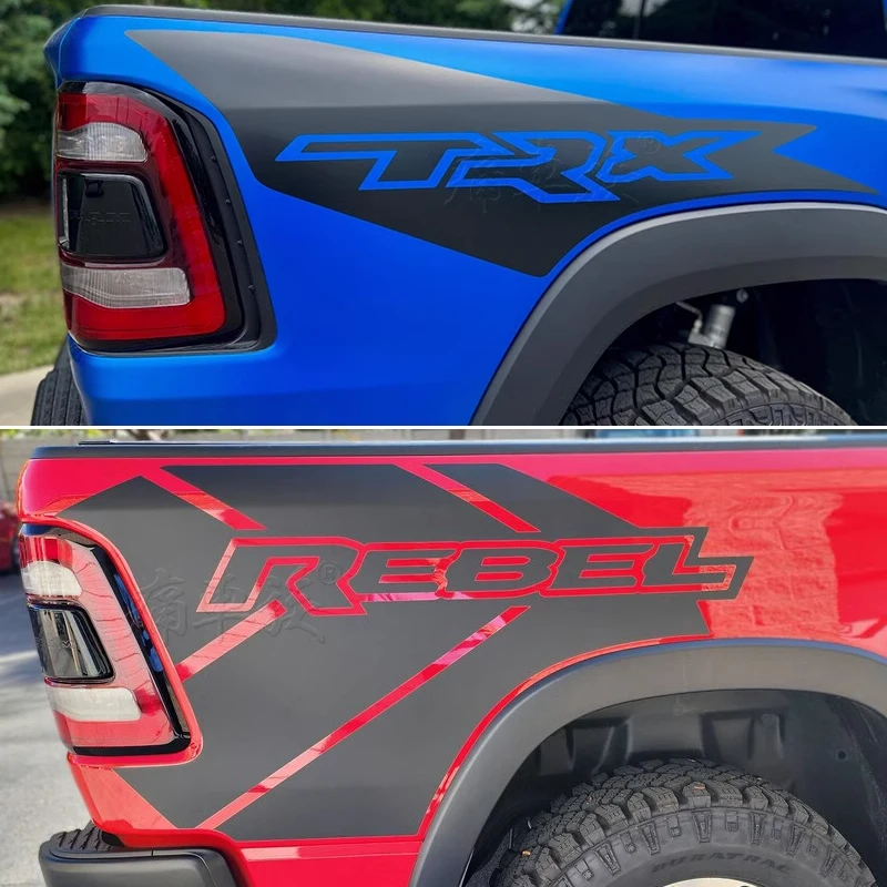 

Car Sticker For Dodge Ram Trx Rebel Accessories 2023 2024 Body Exterior Decoration Custom Sticker Accessories Rear Bed Stickers