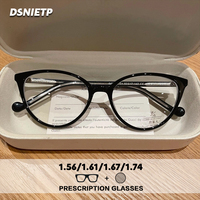 ISLINO Anti Blue Light Prescription Glasses Women Cat Eye Progressive Photochromic Reading Glasses Myopia Hyperopia Eyewear