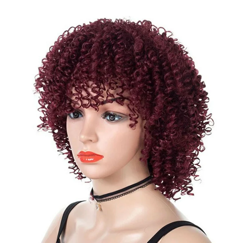 

New Curly Wave Women Wig Synthetic Hair Wig Ladies Full Wig