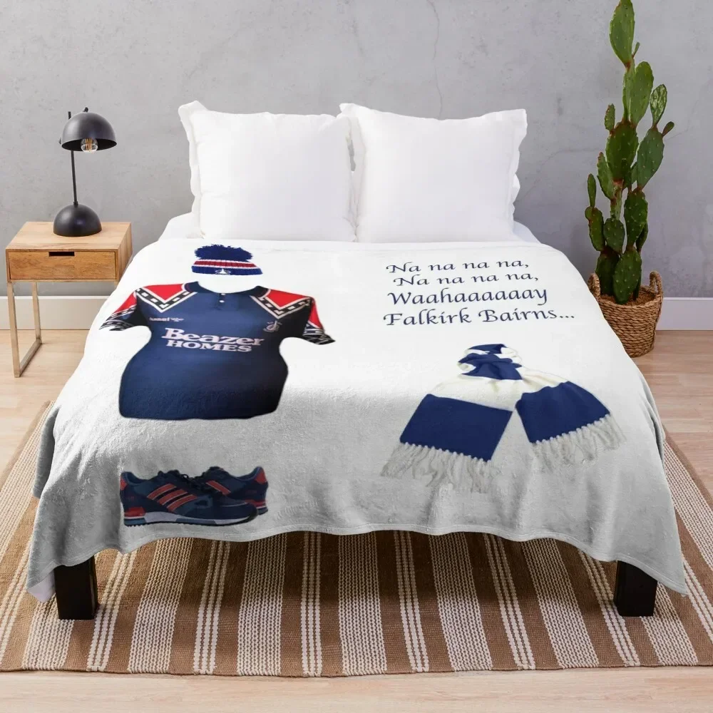 

Falkirk fc Throw Blanket for babies Warm Travel Blankets