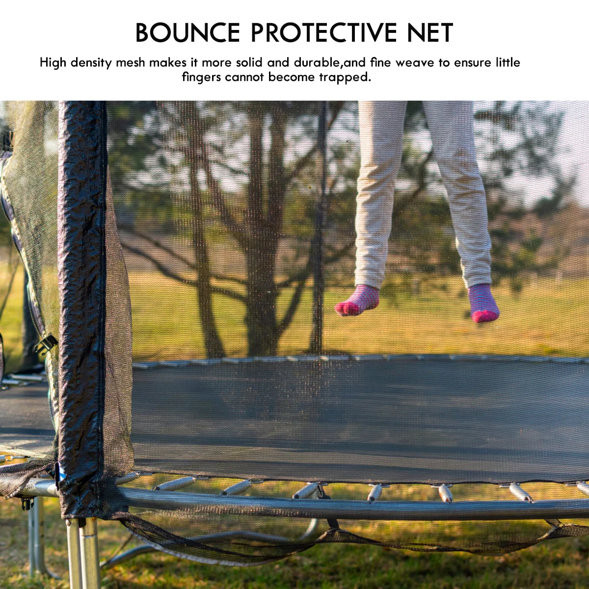 Outdoor Trampoline Protective Net Safety Net Trampoline Fence Protection Guard Trampoline Protection Net Fence Accessories