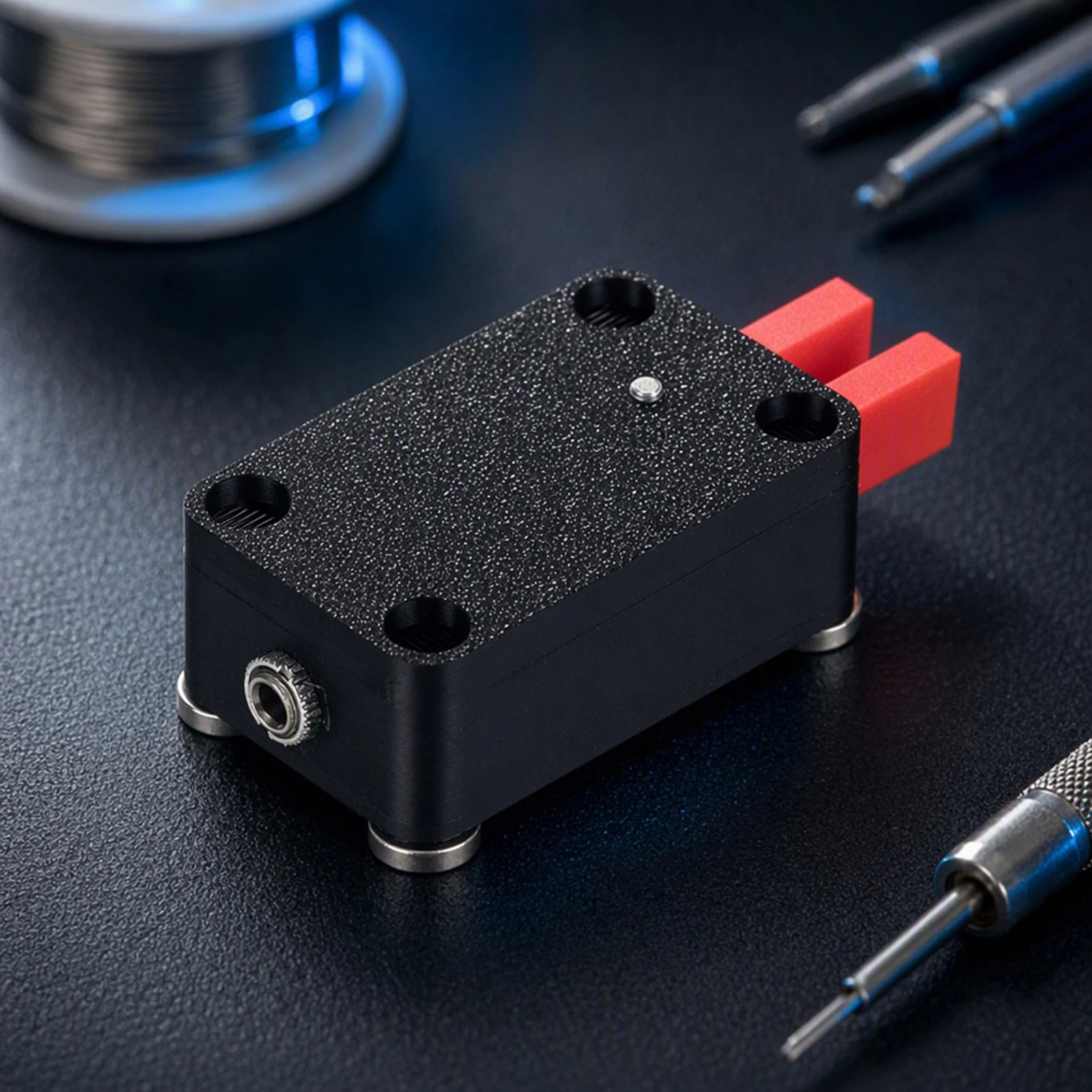 Mini Dual Paddle CW Automatic Morse Code Key PETG 3D Printed Portable Adjustable Tension 3.5mm Connector Ham Radio
