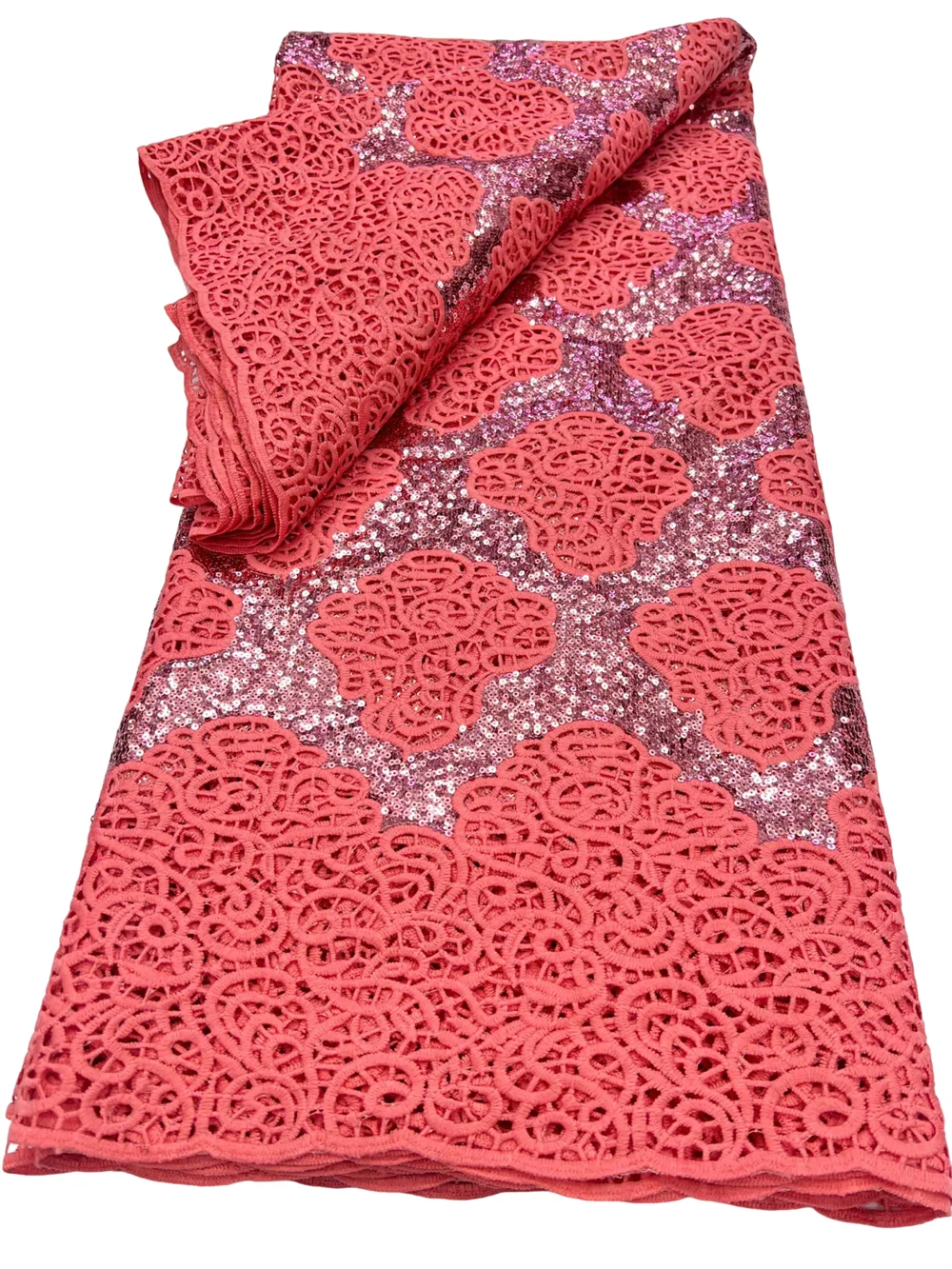 

Горячая распродажа: африканское кружево гипюр с пайетками в нигерийском стиле, водорастворимое, во французском стиле, для пошива женских платьев.