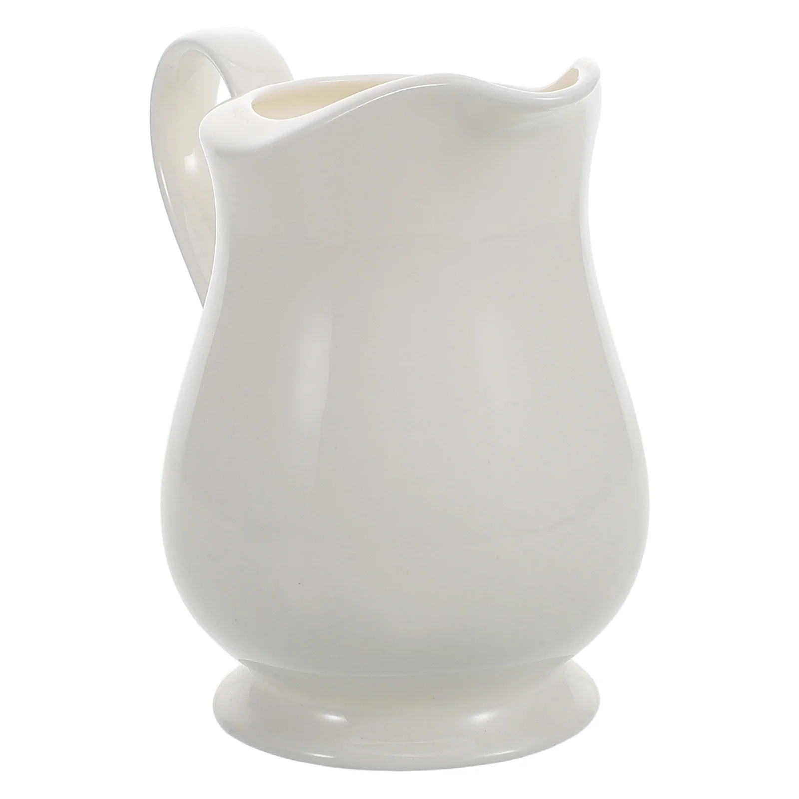 

Stylish Ceramic Milk Jug 280ml European Charm Easy Pouring No Spills Ideal for Home Office Use Mini Creamer Cup
