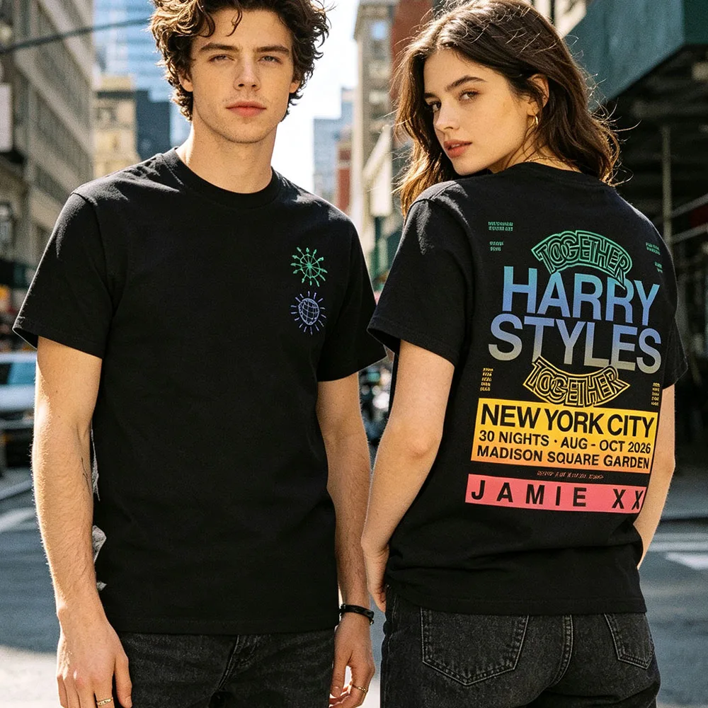 Men Women Clothing Harrystyles Live on Tour 2026 T-shirt Summer Cotton Soft Unisex Streetwear Graphic Merch Casual Fashion Tees