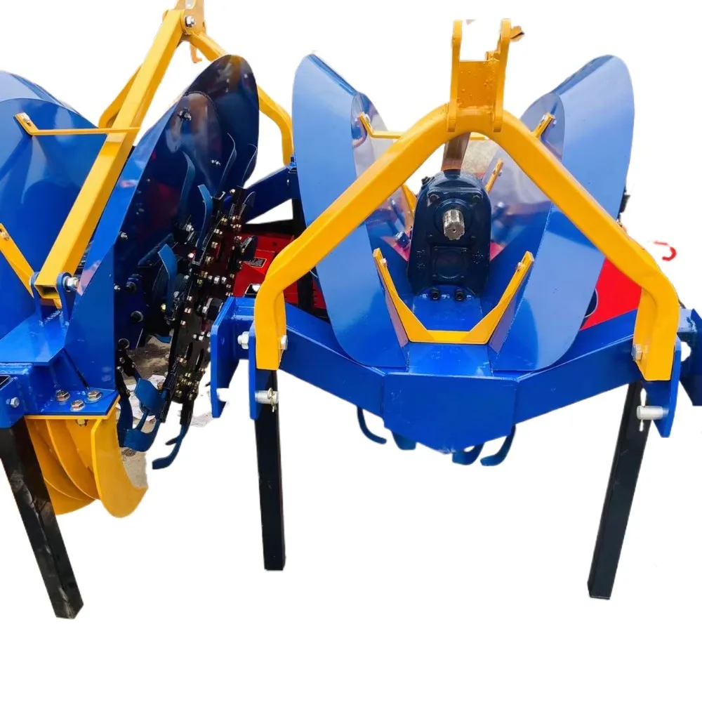 Tractor-driven field drainage machine for agricultural water conservancy control