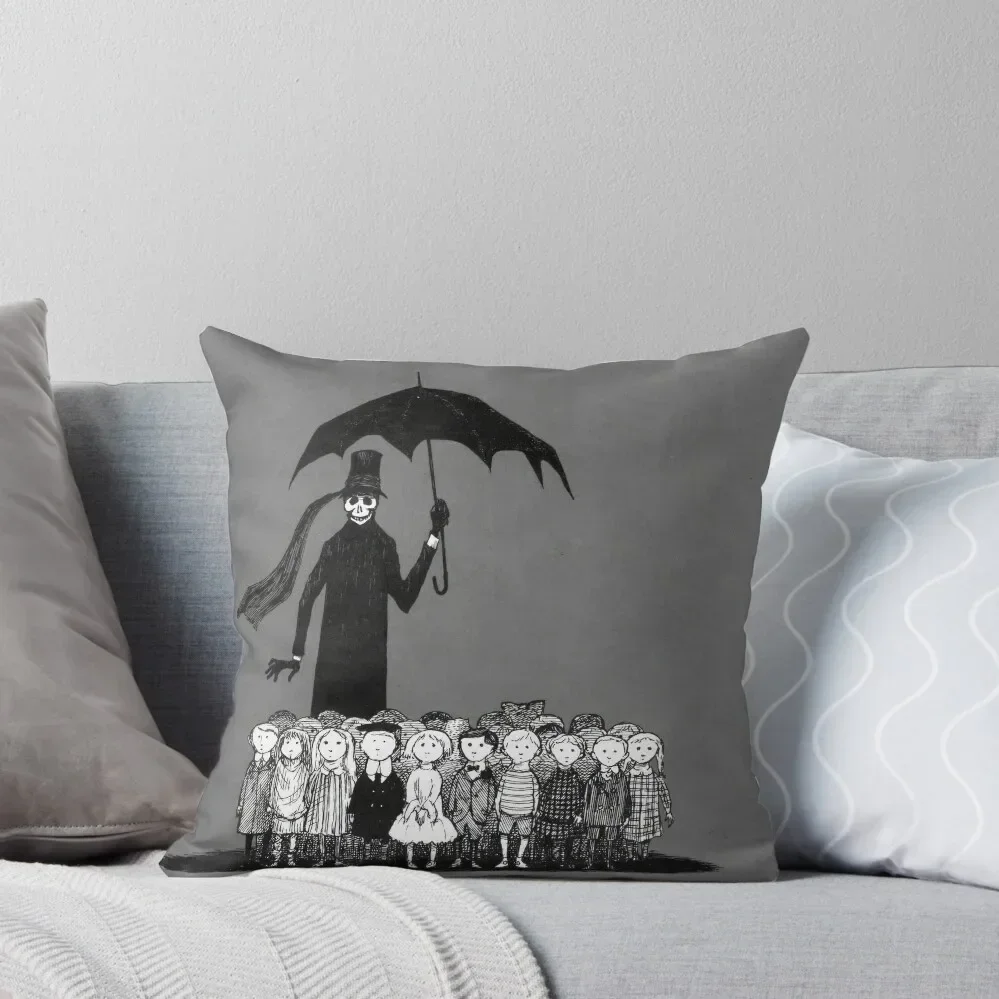 Edward Gorey Throw Pillow Marble Cushion Cover christmas decorations for home 2025 pillow