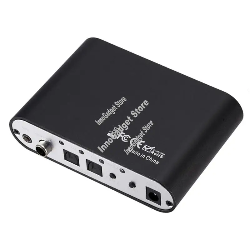 الرقمية إلى التناظرية 5.1 قناة ستيريو AC3 الصوت DAC محول البصرية SPDIF محوري AUX 3.5 مللي متر إلى 6RCA فك طقم قطع غيار الاتحاد الأوروبي التوصيل-A