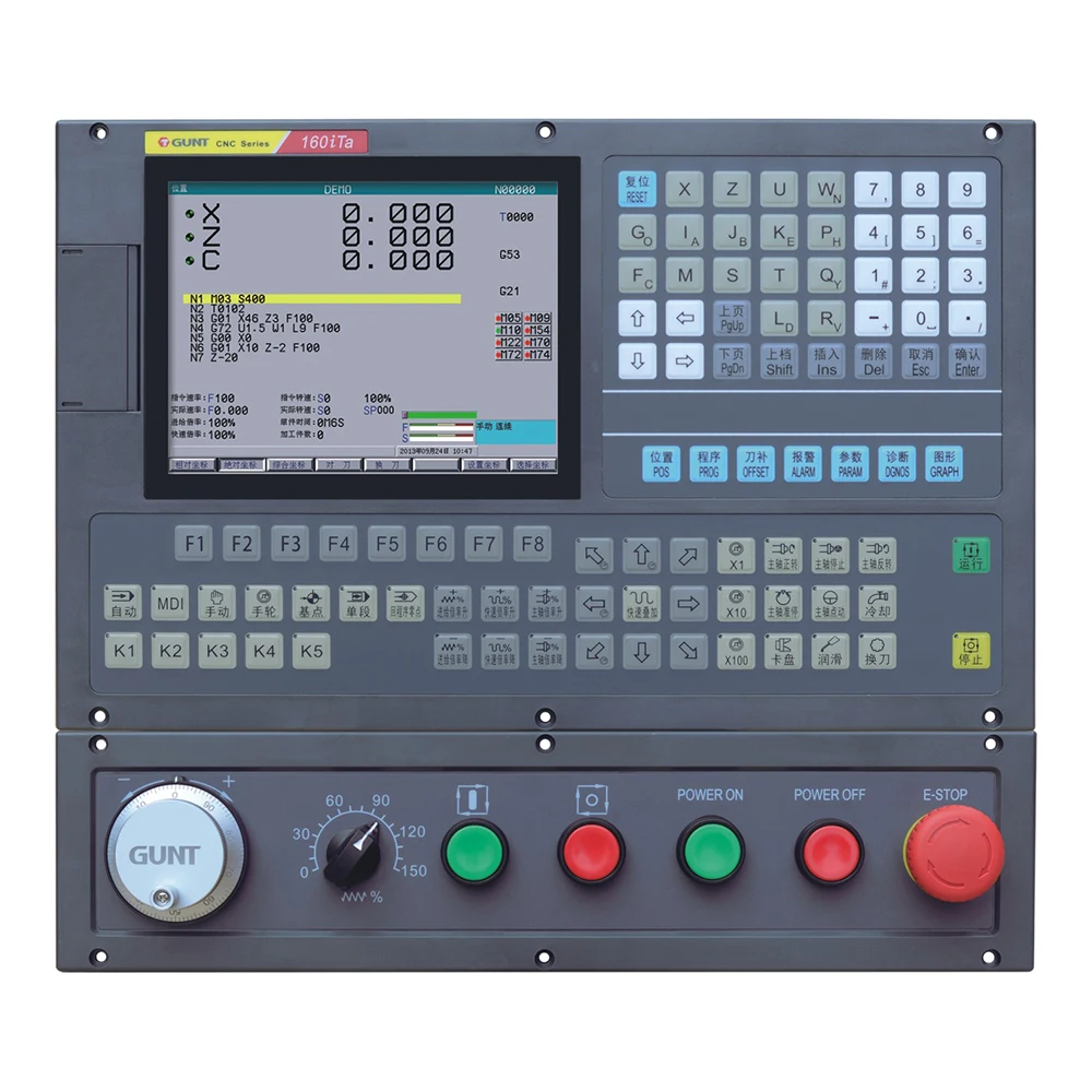 

Gunt-160ita 2-4-осевой комплект системы управления токарным станком с ЧПУ, контроллеры ПЛК, похожие на ручку управления с ЧПУ GSK