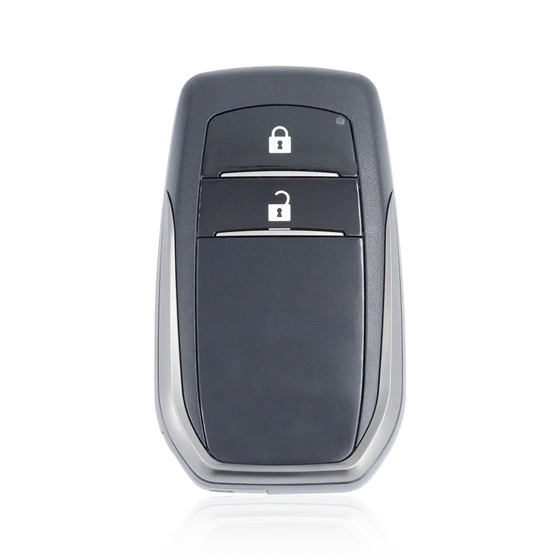 

KEYDIY Универсальный умный беспроводной складной дистанционный ключ — TB01-2 кнопки, прямая модель в стиле Toyota — черный