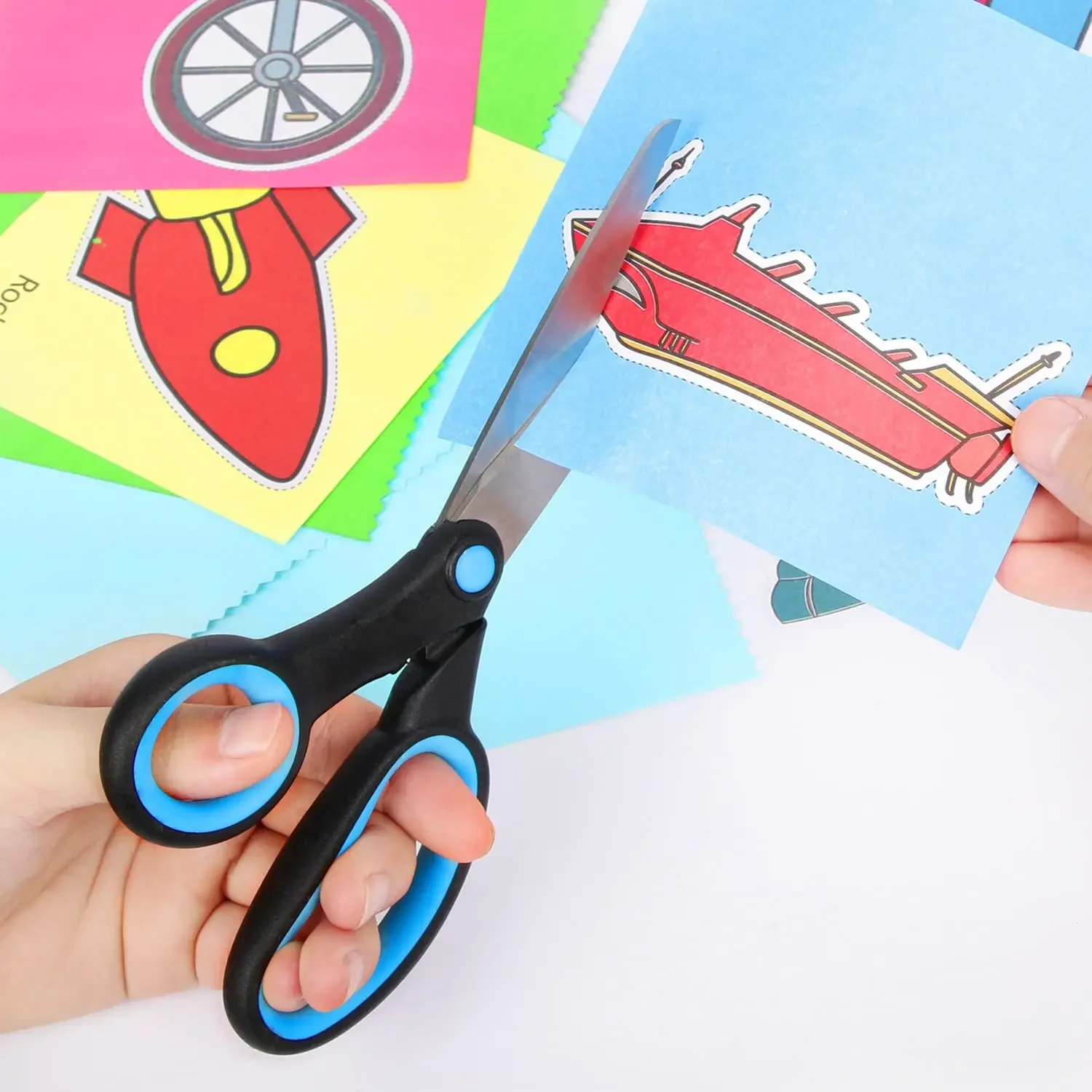 Stoffschere für Linkshänder, 25,4 cm, professionelle, robuste Schneiderschere für Leder, Nähen, Stickerei, Heim-Nähzubehör – Detail 8