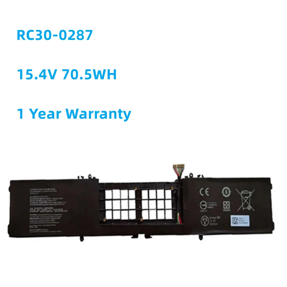 70.5WH RC30-0287 Laptop Battery for Razer Blade Pro 17 2019/2020 RZ09-0287 RZ09-0329 RZ09-0314 RZ09-0406 15.4V 4583mAh