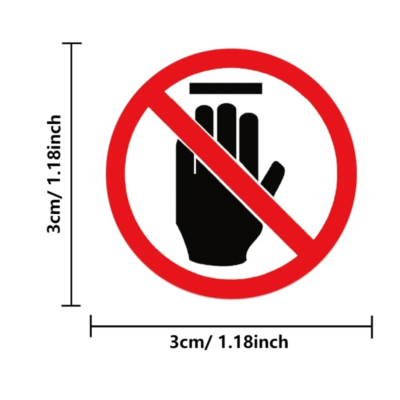 64PCS Fun Warning Labels Signs Graffiti Stickers DIY Waterproof Decals For Luggage Phone Cases and Personalized Decoration