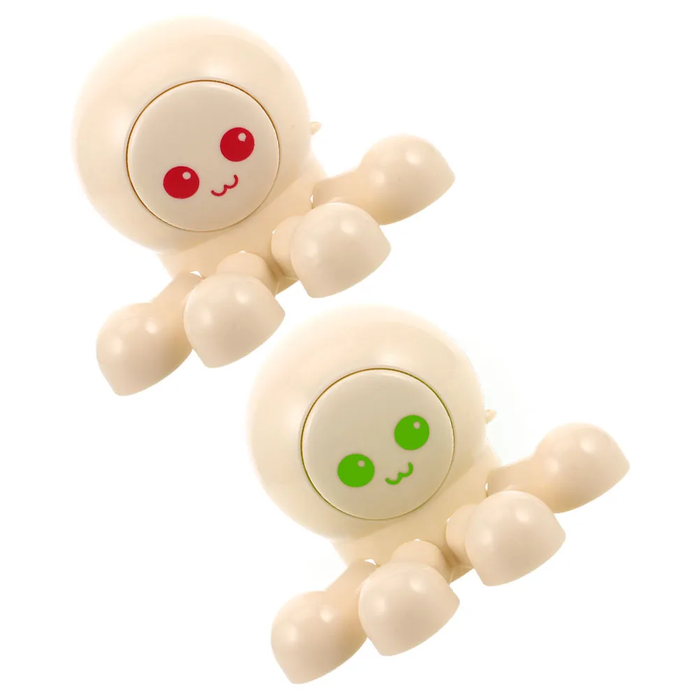 

2Pcs Toothbrush Holder Wall Mount Bathroom Cartoon Octopus Suction Cup Children Abs Stand Shower Storage Solution Family