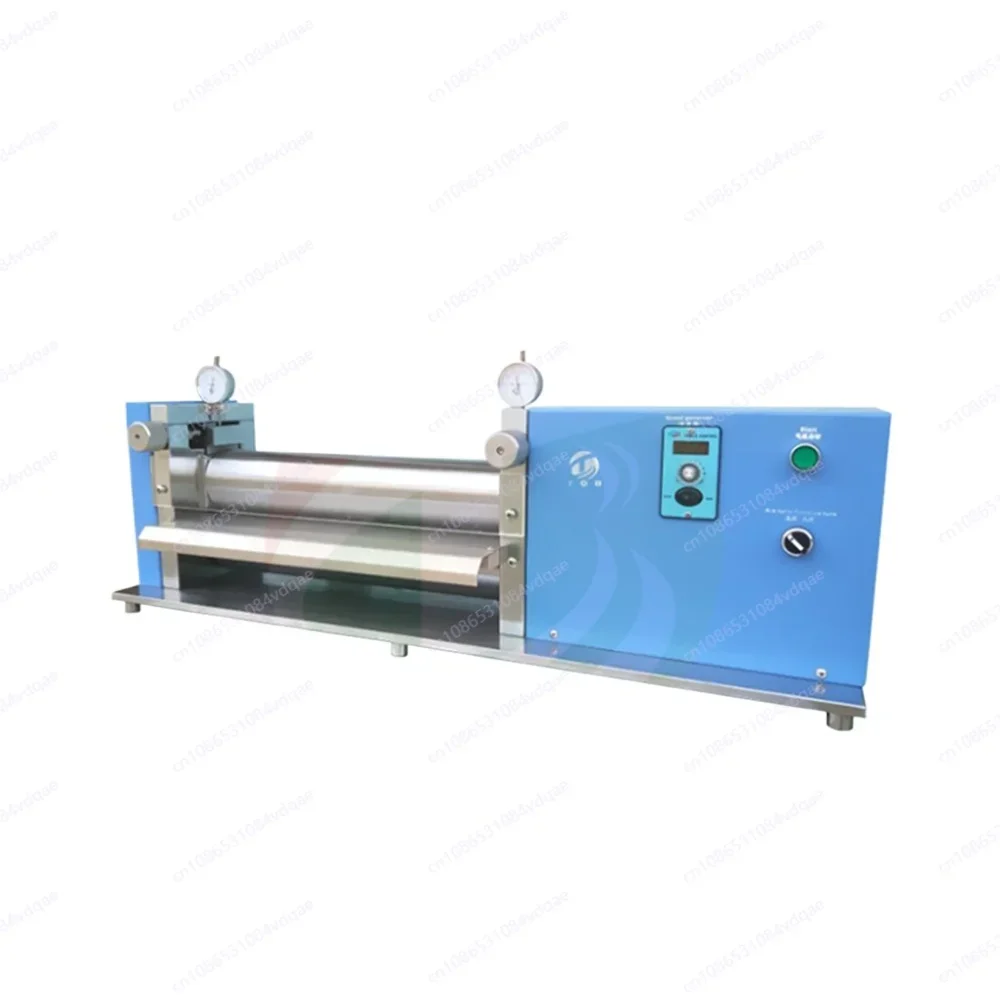 Lab Lithium Ion Bat tery Electrode Roller Press, Laboratory Calendering Machine for Li-Ion Batt ery Electrode Sheet Making