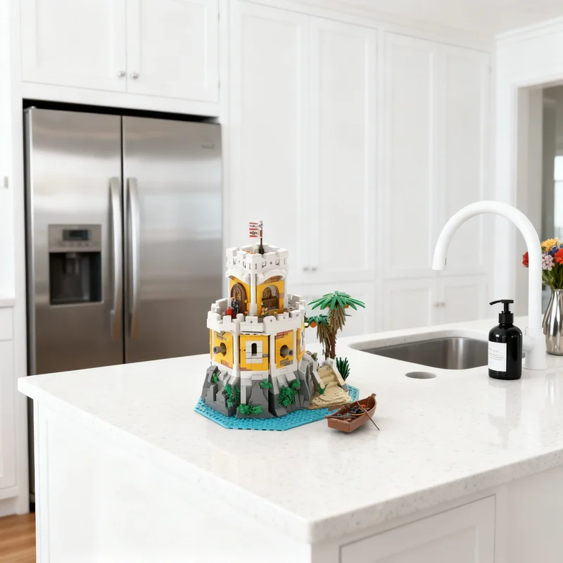 

1149pcs MOC Cannon Cove Pirates Model Building Blocks DIY Gift Creative Collectible Display Decor Premium Adult Kids Desk Home