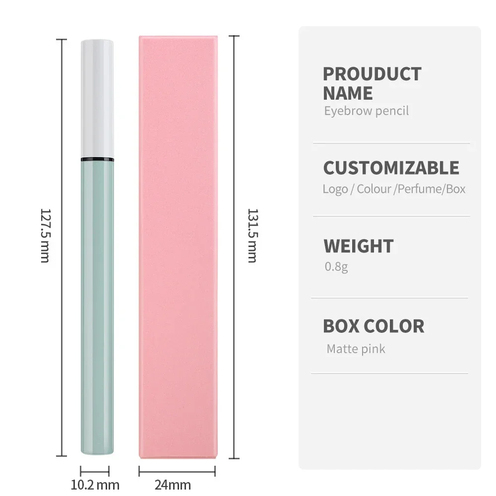 Macaron-Eyeliner Liquide avec Logo Personnalisé, Étiquette Privée, Longue Durée, Imperméable, vaccage Rapide, Non Taches, Naturel, Maquillage, Vente en Gros