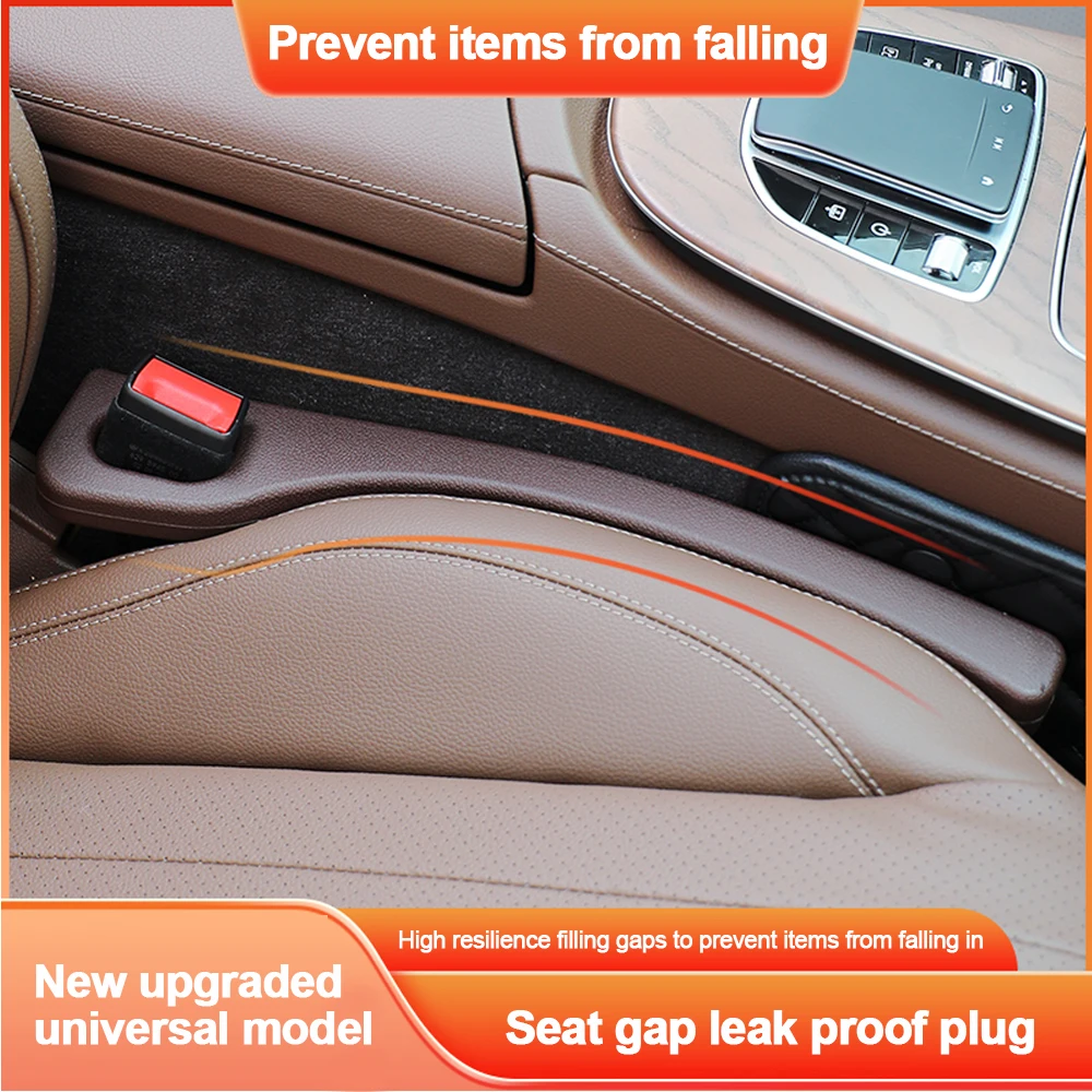 

Car Seat Gap Filler Side Seam Plug Strip Leak-proof Anti-drop Interior Seat Gap Filler Strips Seat Seam Strip For Volvo series