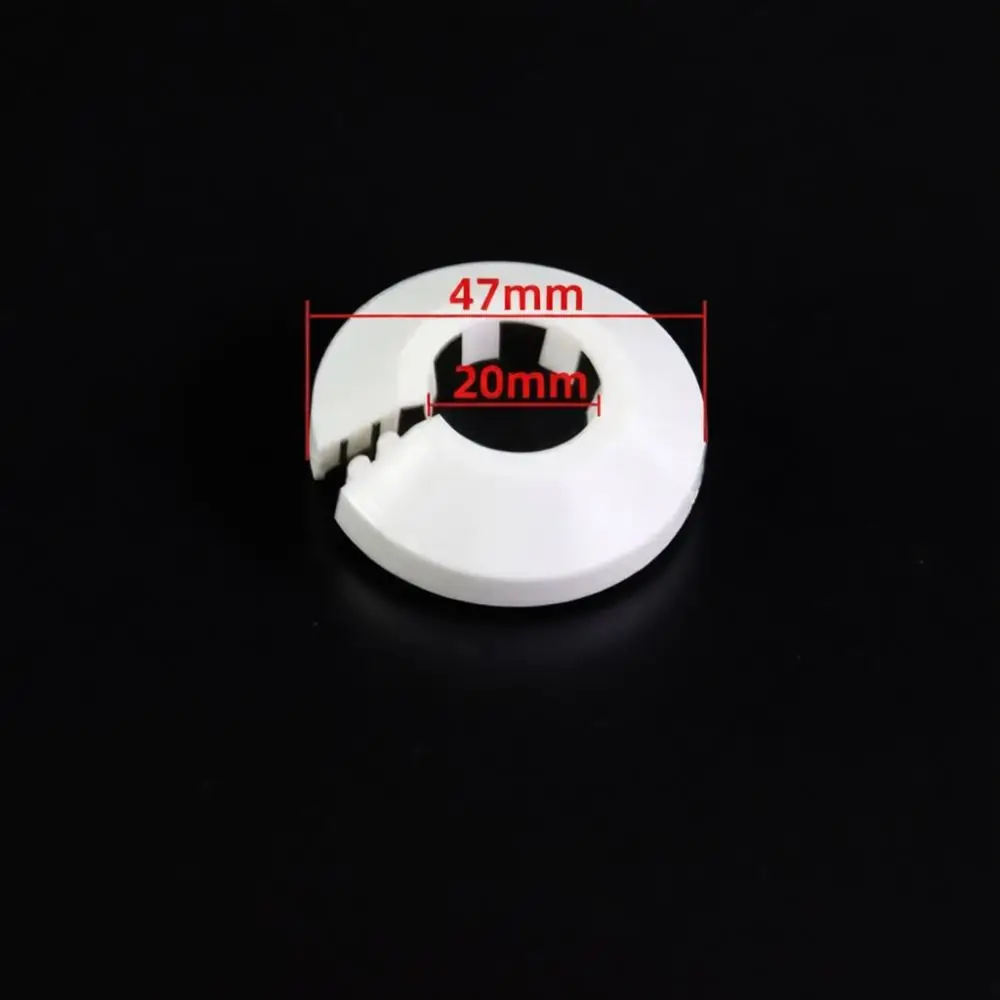 Decorative Pipe Cover Wall Flange Split Escutcheon For Gas Plumbing Drain Pipe Hole Concealer Durable Snap On Home Decor