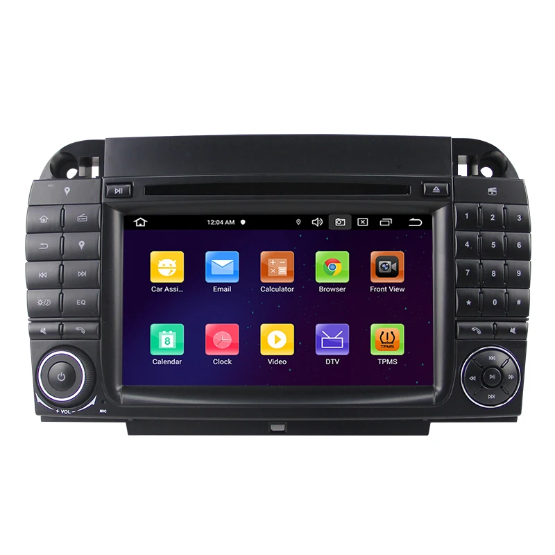 7'' Android 11.0 Octa-Core 4G+64G Car DVD Player Carplay DSP GPS Navigation Stereo Amplifier for  S-Class W220 CL-Class W215