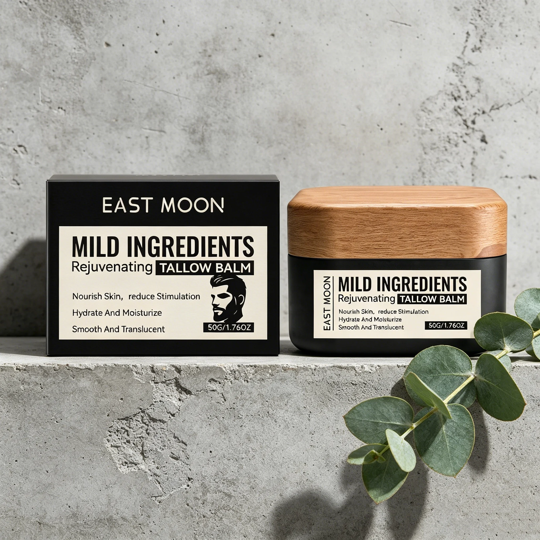 East Moon Man Facial Moisturizer Hydrating Firming Skin Improves Sagging Eliminate Fine Line Oil Control Face Repairing Creams