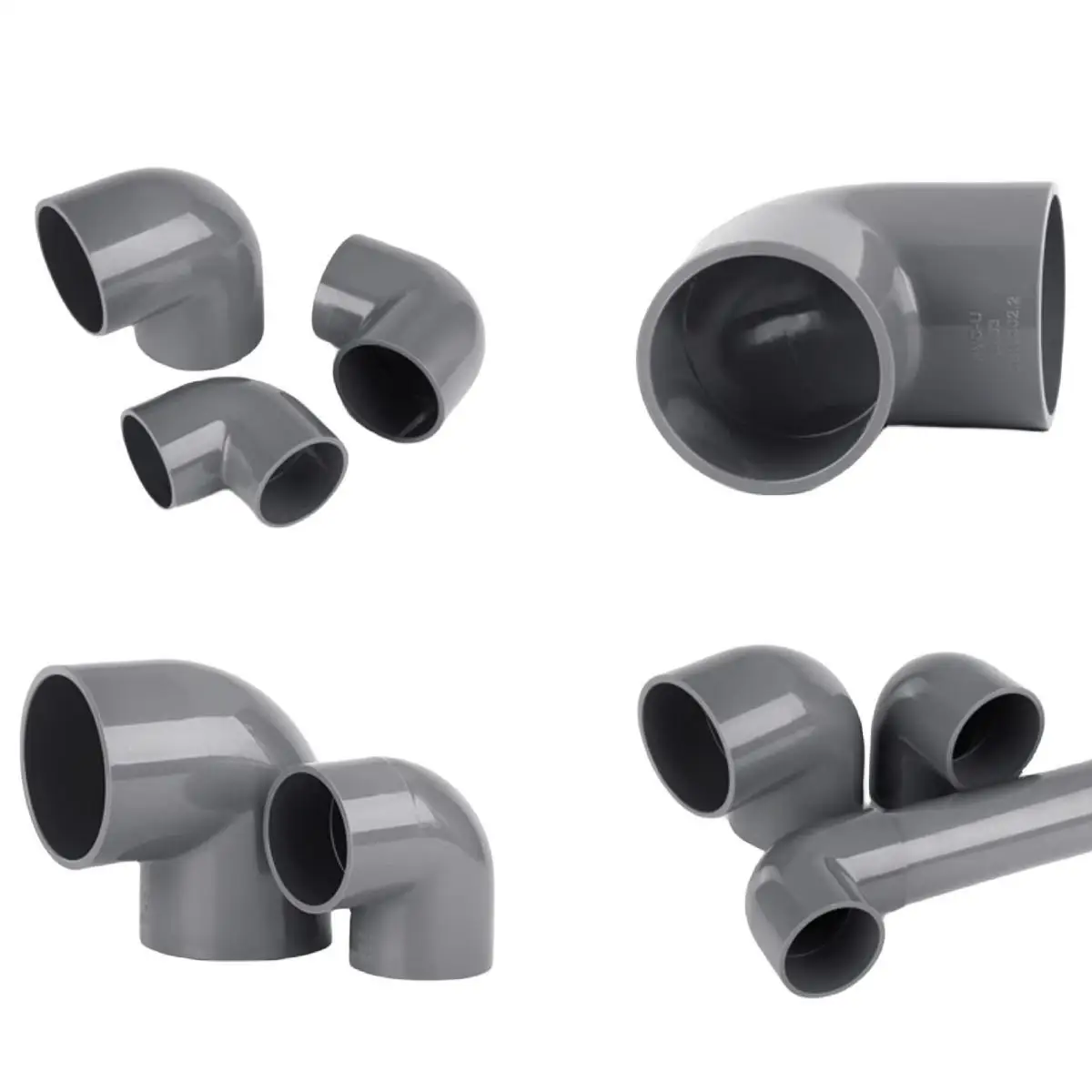 20/25/32mm Grey Straight Elbow Tee Cross Connector PVC Pipe Fittings Inside Diameter Water Pipe Adapter 3 4 5 6 Ways PVC Joints