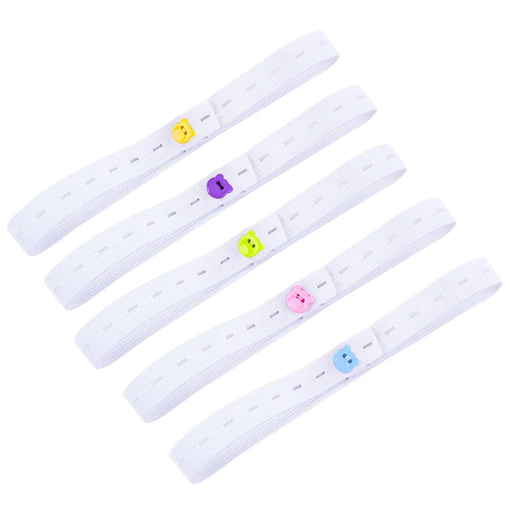 20pcs Fold Over Elastic Infant Diaper Tape Nappy Fixing Adjustable Fasteners Soft Comfortable Healthy Skin Buckles Easy Wear