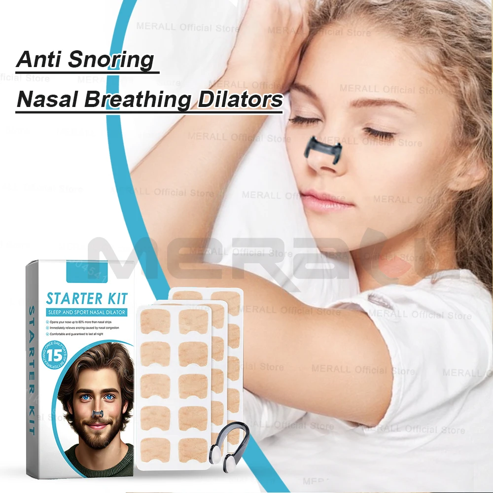 Anti Snoring Nasal breathing dilators Magnetic Nasal Strips Increase Air Intake Improve Sleep Quality Reduce Stop Snoring