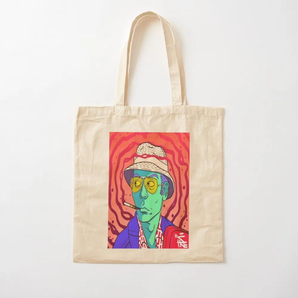 Fear and loathing in las vegas Tote supermarket folding handbag woman shopping Canvas Tote Candy bags Canvas bag Tote Bag