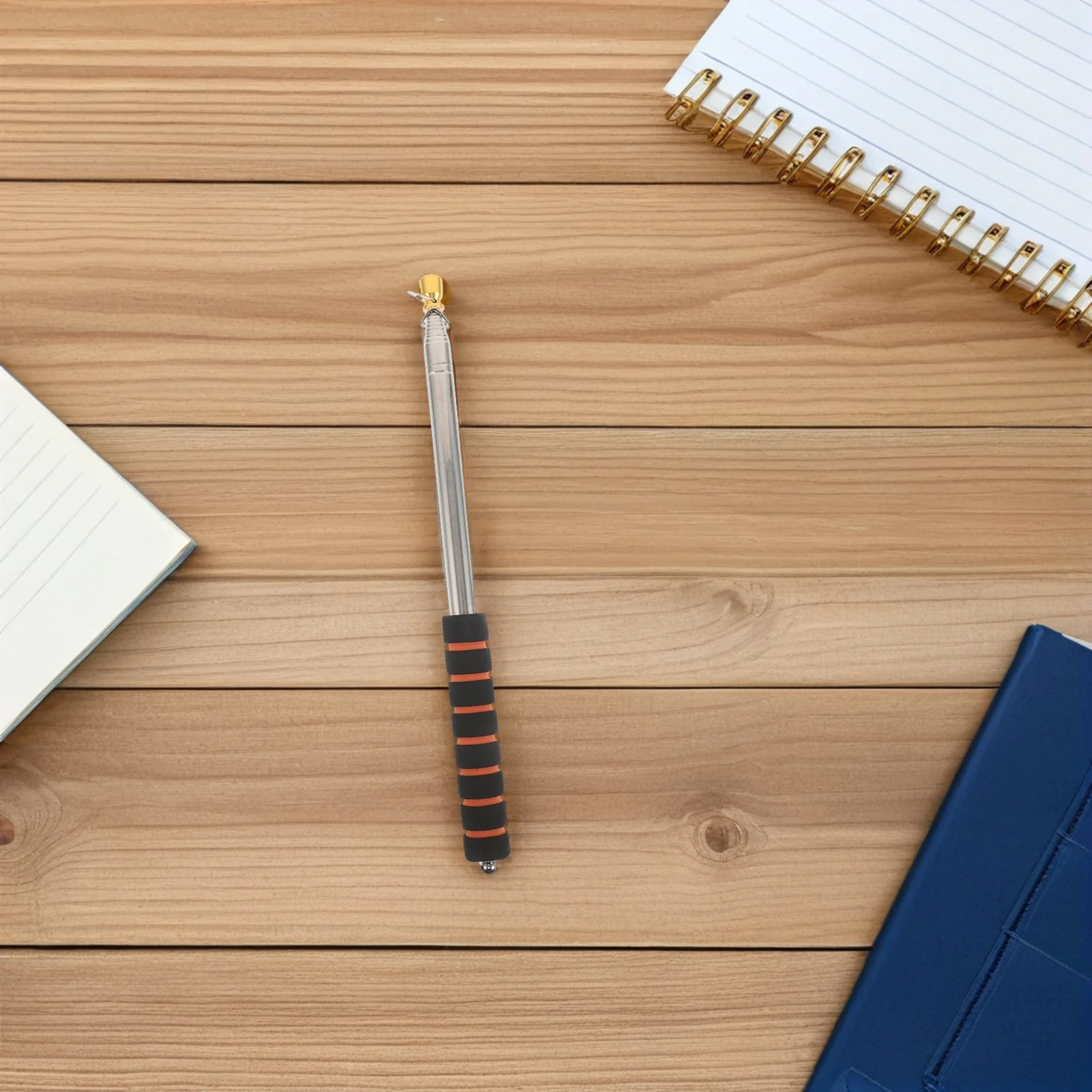 عمود علم تلسكوبي من الفولاذ المقاوم للصدأ قابل للسحب، سارية علم محمولة للدليل السياحي، المعلمين، المدربين، الأحداث الخارجية، خفيفة الوزن